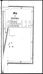 Foldout closedMap of Burma