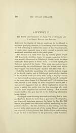 Page 446Appendix 2 --- Birth and childhood of James VI of Scotland and I of Great Britain and Ireland