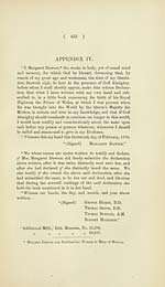 Page 455Appendix IV --- Dying declaration of Margaret Dawson, bedchamber woman of Mary of Modena, rethe birth of the Chevalier St. George