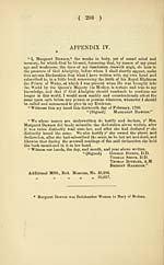 Page 290Appendix 4 --- Dying declaration of Margaret Dawson, bedchamber woman of Mary of Modena, regarding the birth of the Chevalier de St. George