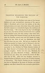 Page 28Traditions regarding the decline of the Earldom