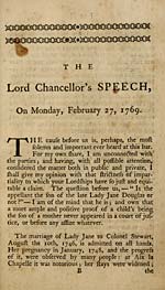 [Page 1]Lord Chancellor's speech