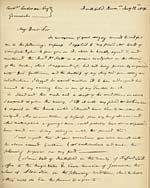 Facsimile letterLetter of 12 January, 1816