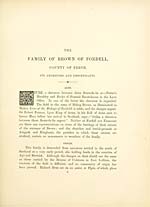 [Page 1]Family of Brown of Fordell, County of Perth
