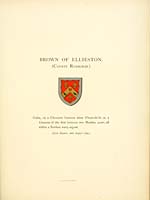 Plate 37.Brown of Ellieston (County Roxburgh)