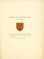 Plate 39.Brown of Waterhaughs (County Ayr)