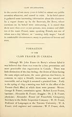 Page 21Formation of the Clan Fraser in Canada