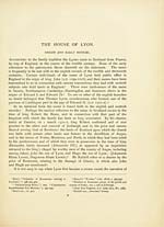 [Page 1]House of Lyon -- origin and early notices