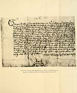 FacsimilePrecept by George, Lord Halliburton, in favour of Walter Boyd and spouse, of the lands of Miltoun of Abernit, dated 1st July, 1473