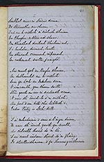 Folio 81 recto'Siubhal mar-ri Seòras duinn' (cf. folio 17 r)