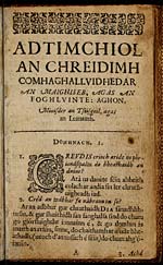 [Page 1]Adtimchiol an chreidimh comhaghalluidhedar