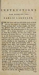 [Page xiii]Instructions for reading the Gaelic language