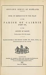 1872Cairnie (part of), County of Banff