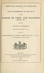1870Croy and Dalcross (part of), County of Inverness