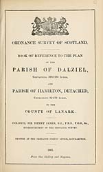 1861Dalziel, Parish of Hamilton, detached