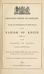1869Keith (Part of), County of Banff