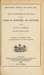 1879Kilfinichen and Kilviceuen, County of Argyll
