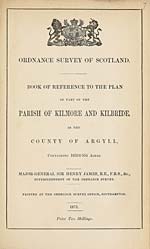 1871Kilmore and Kilbride, County of Argyll