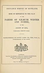 1872Kilmuir Wester and Suddie, County of Ross