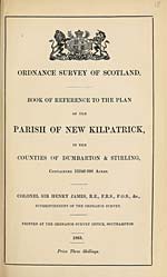1863New Kilpatrick, Counties of Dumbarton and Stirling