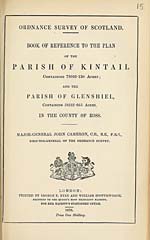 1876Kintail and Glenshiel, County of Ross