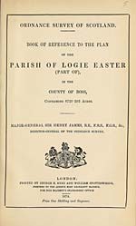 1874Logie Easter (Part of), County of Ross