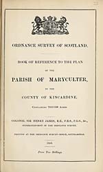 1866Maryculter, County of Kincardine