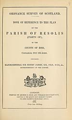 1873Resolis (Parts of), County of Ross