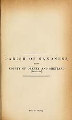1880Sandness, County of Orkney and Shetland (Shetland)