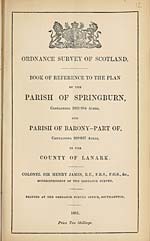 1861Springburn, Parish of Barony (Part of), County of Lanark