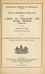 1874Urquhart and Logie Wester (Part of), County of Ross